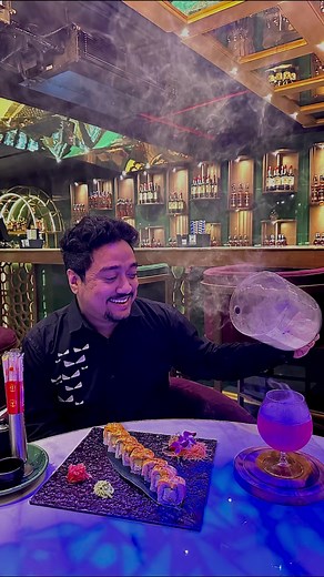 22K views · 138 reactions | Longest Bar in Kolkata at 150ft, Live Sushi Making, Dj, Dance Floor, Delicious Drinks and Fantastic Foods Makati. Save this Reel for the Season Ahead & Tag your Gang!#FoodZpah #Kolkata #Club #Party #Dj #Drinks #Sushi #Desserts #reelsindia #cocktails #pizza #reelsvíral #foodreels #trending #fbreels #facebookreels | FoodZpah Vlog | Facebook