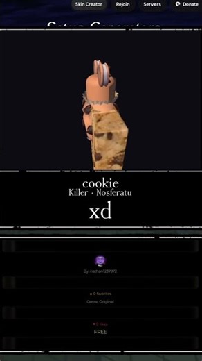 FORSAKEN SKIN CREATOR #roblox #viral #fypシ゚viral