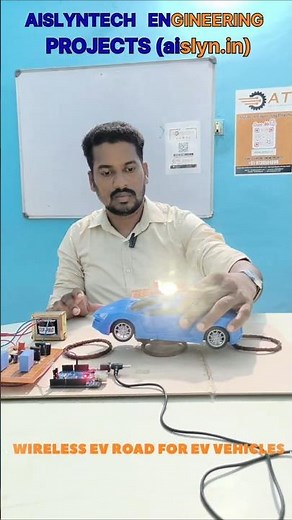 Wireless EV Road for EV Vehicles | Final year engineering projects #ieeeprojects #viral #electrical