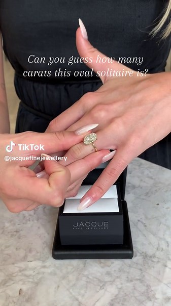 What is the carat weight of this beauty??💎💎💎 #4CT #jacquefinejewellery #sydneyjewellery #engagement #engagementring #diamonds #weddingvibes #labgrowndiamond #ringsoftiktok #foryoupage