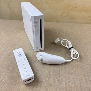 Nintendo Wii Console RVL-001 White Bundle w/ Remote, Nunchuk, MotionPlus & Cable | eBay