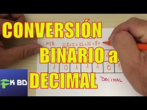 Conversión de BINARIO a DECIMAL (TRUCOS) - Electrónica Digital - Sistemas Numéricos