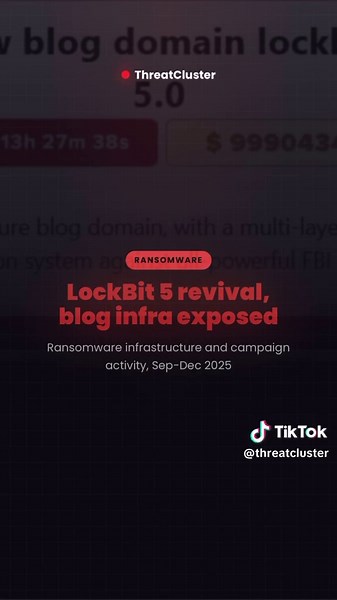Deep Dive: LockBit Full breakdown in this video. #cybersecurity #threatintel #lockbit #threat #infosec