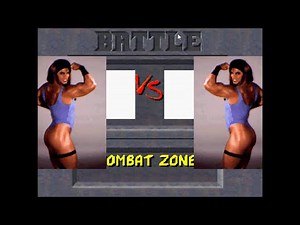 Female Bodybuilder Fighter in Video Game