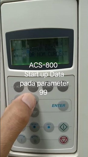 VFD ACS 800, Start up data Parameter 99