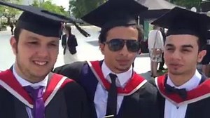 Our international students were loving the atmosphere at graduation today. | Teesside University