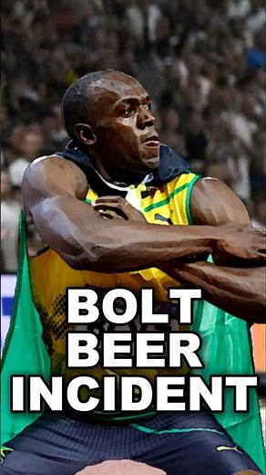 The Strangest Moment in Olympic 100m History Usain Bolt London 2012 Olympic 100m Final Beer Incident
