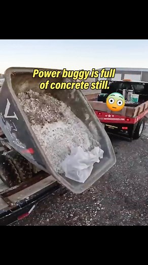 I Left The Concrete In The Buggy! Huge Mistake! #work #business #concrete | Victory Outdoor Services