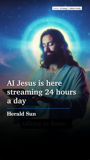 Artificial intelligence is fuelling an AI Jesus boom. But is a digital Jesus how we really want to experience faith? #jesuschrist #AI | Herald Sun