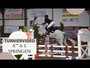 TURNIERVIDEO mit Bonja | Erstes L-Springen 🐴