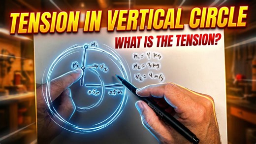Understanding tension in two masses moving in a vertical circle