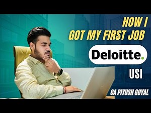 "Deloitte USI Interview Process EXPLAINED! | How I Cracked the Rounds" | CA Piyush Goyal