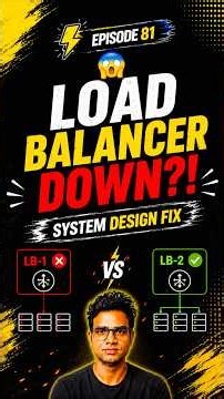 What If Your Load Balancer Goes DOWN? High Availability Explained | System Design EP81