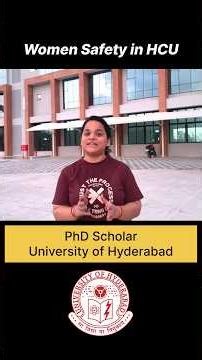 Women safety & Hostel facilities in HCU || University of Hyderabad Campus Life