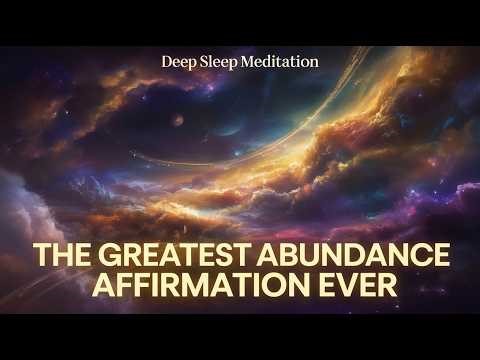 Sleep Meditation - Large Sums Of Money Flow To Me Constantly I Am Healthy, Loved And Free