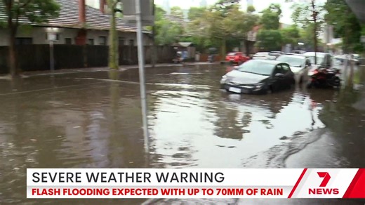 Melburnians are being warned to brace for flash flooding in a day of wild weather. More than a month's worth of rain could fall in just a few hours. | 7NEWS Melbourne
