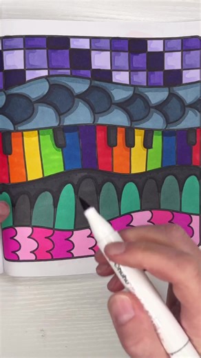 Relaxing ASMR Coloring Patterns