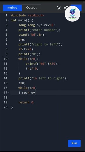 Extract Digits of a Number in C | Left to Right & Right to Left#CProgramming#coding#c#bca