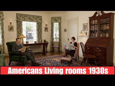 Inside American Living Rooms in the 1930s