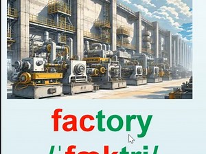 工厂制造厂factory怎么读，音标如何拼