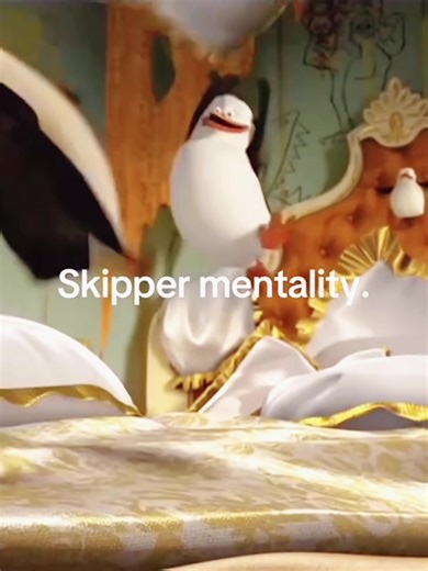 Skipper mentality#fyp #skipper #penguinsofmadagascar #mentality #funny | skipper penguin