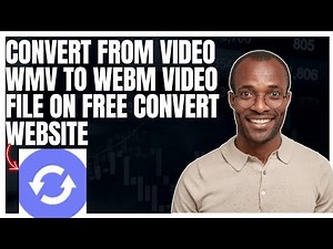 How to convert from Video WMV to WEBM video file on FreeConvert website