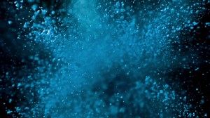 Super slow motion explosion of color powder. High quality FullHD footage
