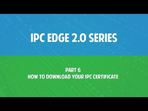 IPC Edge 2.0 series Part 6 - How to download your IPC certificate