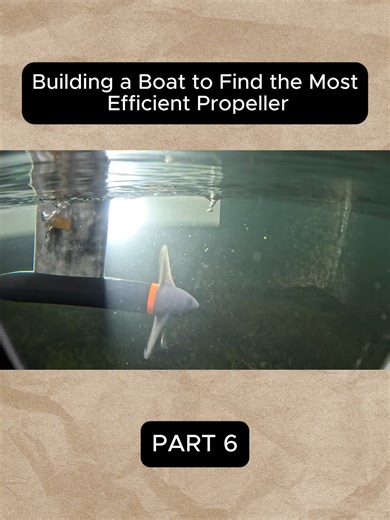 Building a Boat for Optimal Propeller Efficiency