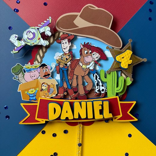 Toy Story Cake Topper, Woody Cake Topper, Buzz Birthday, Toy Story Party, Toy Story Decorations, Cake Topper - Etsy