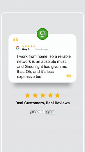 Don’t just take our word for it— trust your neighbors when it comes to your internet. | Greenlight Networks