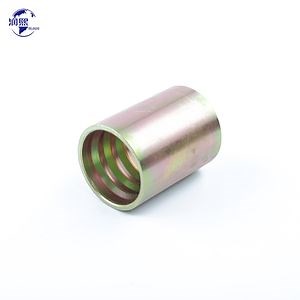 [Hot Item] Different Sizes Custom Brass Steel Hydraulic Hose End Fittings Crimping Ferrule