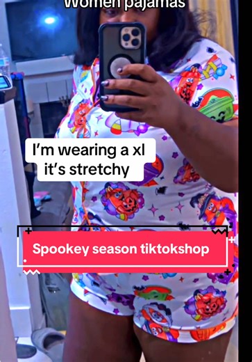 Halloween Women Pajamas for Plus Size Girls