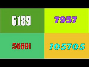 🌈 Colorful Number Mix – Hypnotic Counting