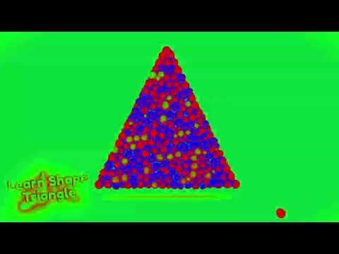 Learn Shapes Triangle with 3D Colorful Candies Sponsored By Gamavision Csupo