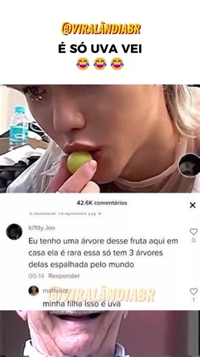 É SÓ UVA VEI 😂😂😂😂 #funny #viralvideo #shorts #youtubeshorts #memes #fails