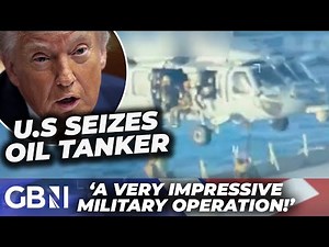 WATCH moment US troops SEIZE sanctioned oil tanker near Venezuela in Trump's latest move