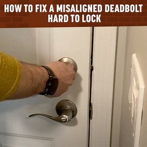 747K views · 3.4K reactions | Deadbolt Problem Solved! | Everyday Home Repairs | Facebook