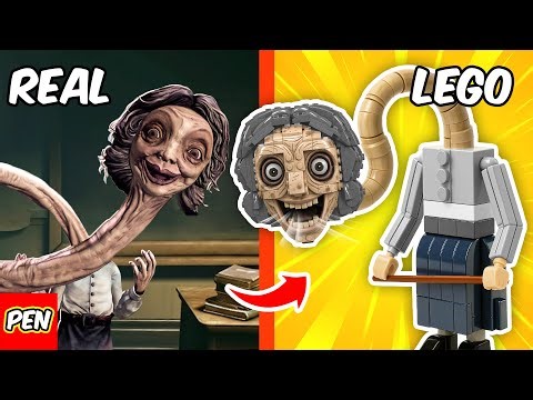 I Made School Of Little Nightmares- The Teacher (All Scenes) out of LEGO | Pen Bricks