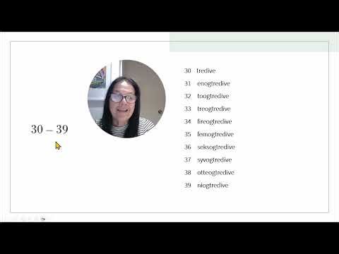 Danish - Counting from 1 to 100 - Full beginners guide #danishlessons