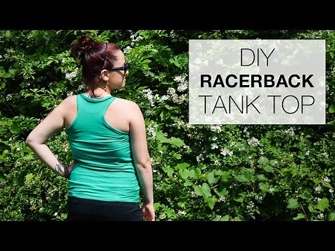 DIY Racerback Tank Top Tutorial - Free Pattern