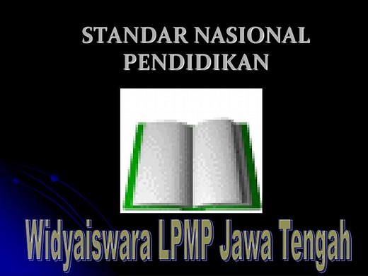 STANDAR NASIONAL PENDIDIKAN - SlideServe