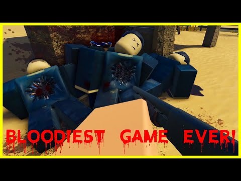 Trying Out This Goriest/Bloodiest Game - ROBLOX Untitled Shooter