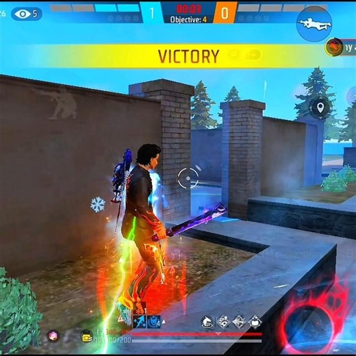 1vs4 clutch 😈 with M500 😈🔥 very hard clutch