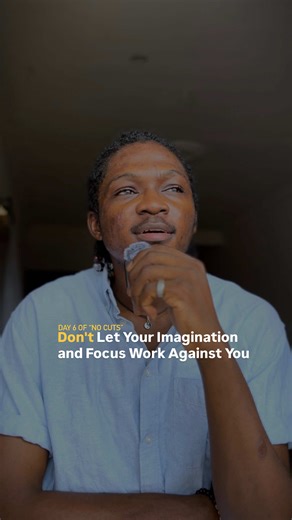 Day 6 of #nocuts Don’t let your imagination become your worst enemy. Let it be your friend and support you. Don't just keep imagining worst-case scenarios—because what we focus on and imagine is what we eventually achieve and call forth into our lives. So always imagine the best and be committed to bringing that imagination to life. Dream…it’s free! Everything may not go as planned sometimes, but you have the power to choose to imagine positive outcomes, dream freely, and create new realities fo