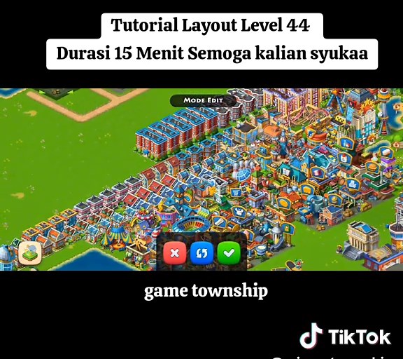 Township Game Layout Tutorial Level 44