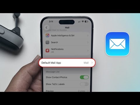 How To Set Default Email On iPhone