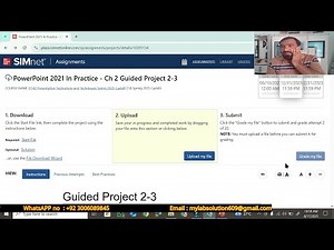 PowerPoint 2021 In Practice - Ch 2 Guided Project 2-3 | Step-By-Step SIMnet Tutorial