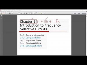 Lecture 12: Ch 14 Frequency Selective circuits