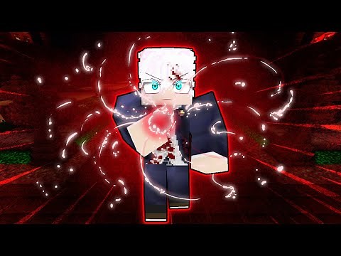 Gojo Tatsuya uses 100% of the "Pure and Reversal" Murasaki's pretense!! (Minecraft) - Jujutsu Kai...